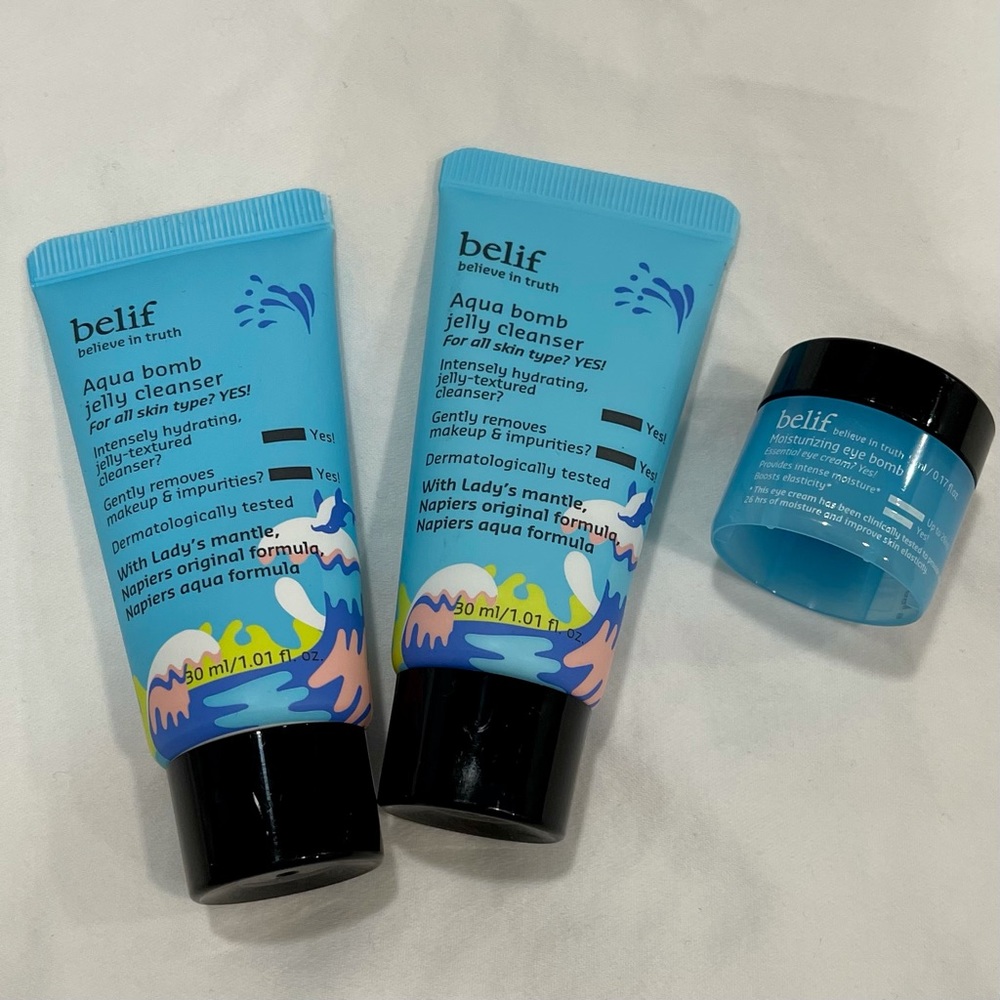 SOLD Belif Cleanser and Eye Cream